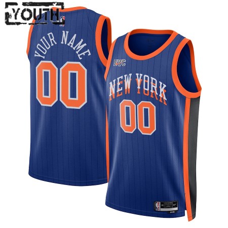 Camiseta Niños NBA New York Knicks Personalizadas 2023-24 Nike City Edition Swingman